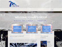 Tablet Screenshot of mays-group.com